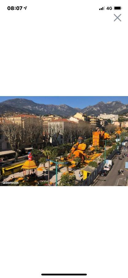 Menton Centre Vue Imprenable Sur Mer Et Jardin Bioves エクステリア 写真