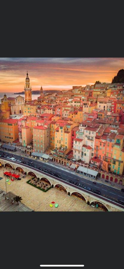 Menton Centre Vue Imprenable Sur Mer Et Jardin Bioves エクステリア 写真