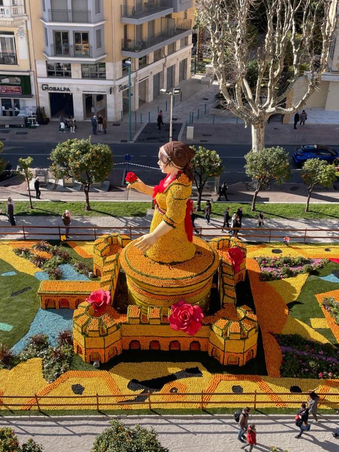Menton Centre Vue Imprenable Sur Mer Et Jardin Bioves エクステリア 写真
