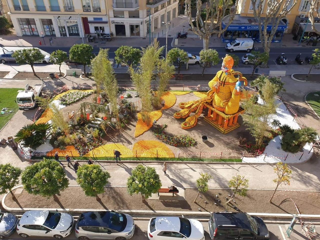 Menton Centre Vue Imprenable Sur Mer Et Jardin Bioves エクステリア 写真