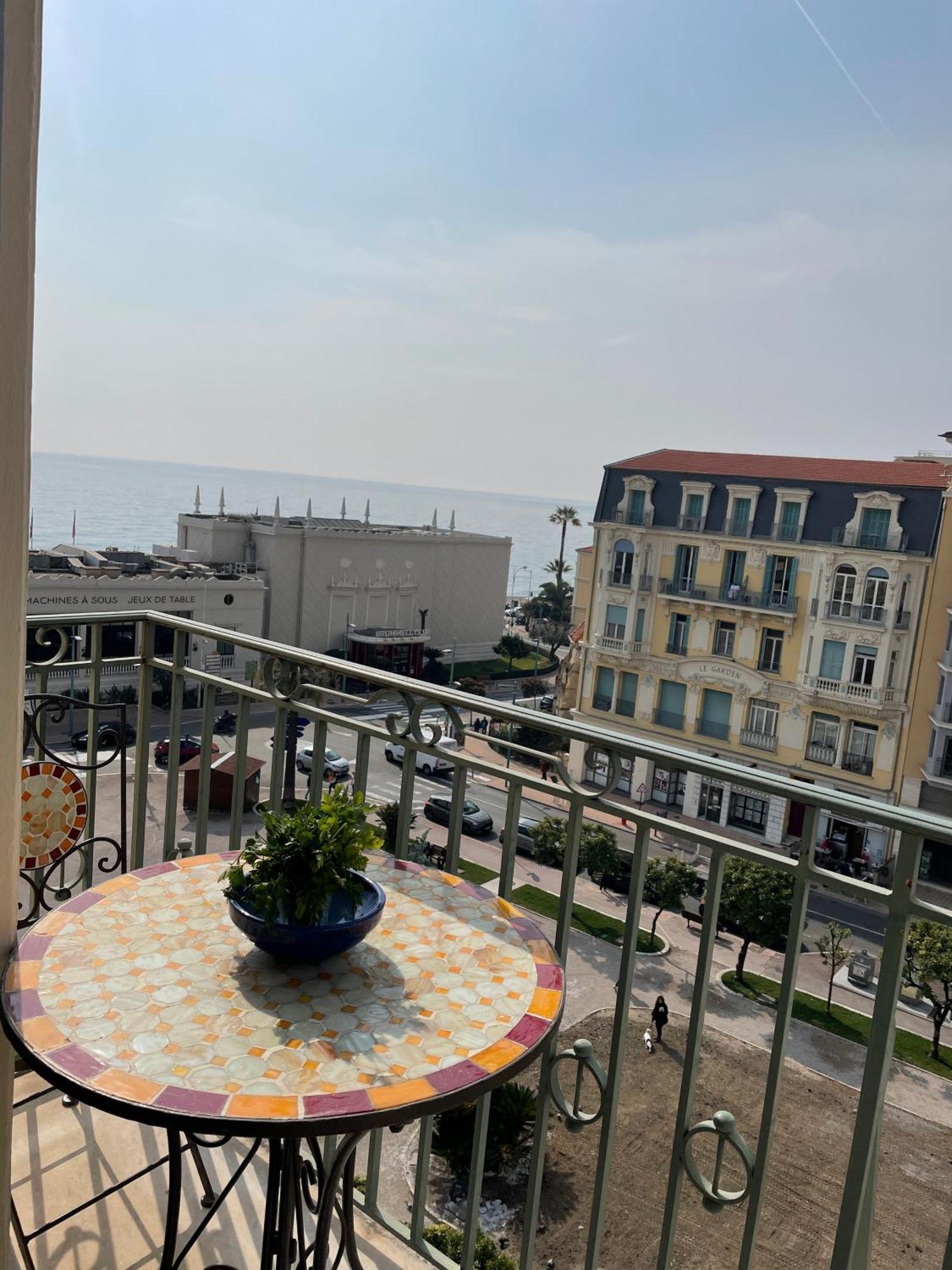 Menton Centre Vue Imprenable Sur Mer Et Jardin Bioves エクステリア 写真