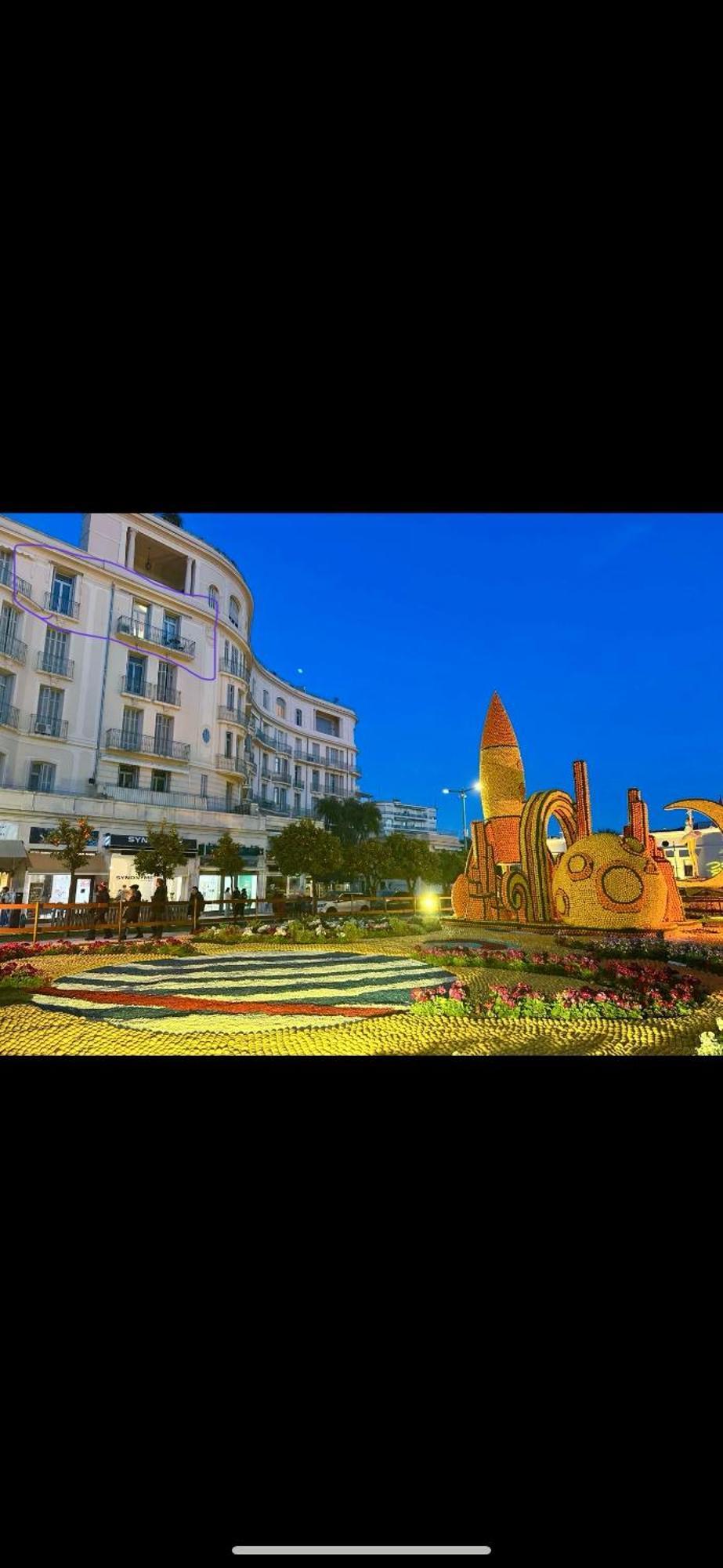 Menton Centre Vue Imprenable Sur Mer Et Jardin Bioves エクステリア 写真