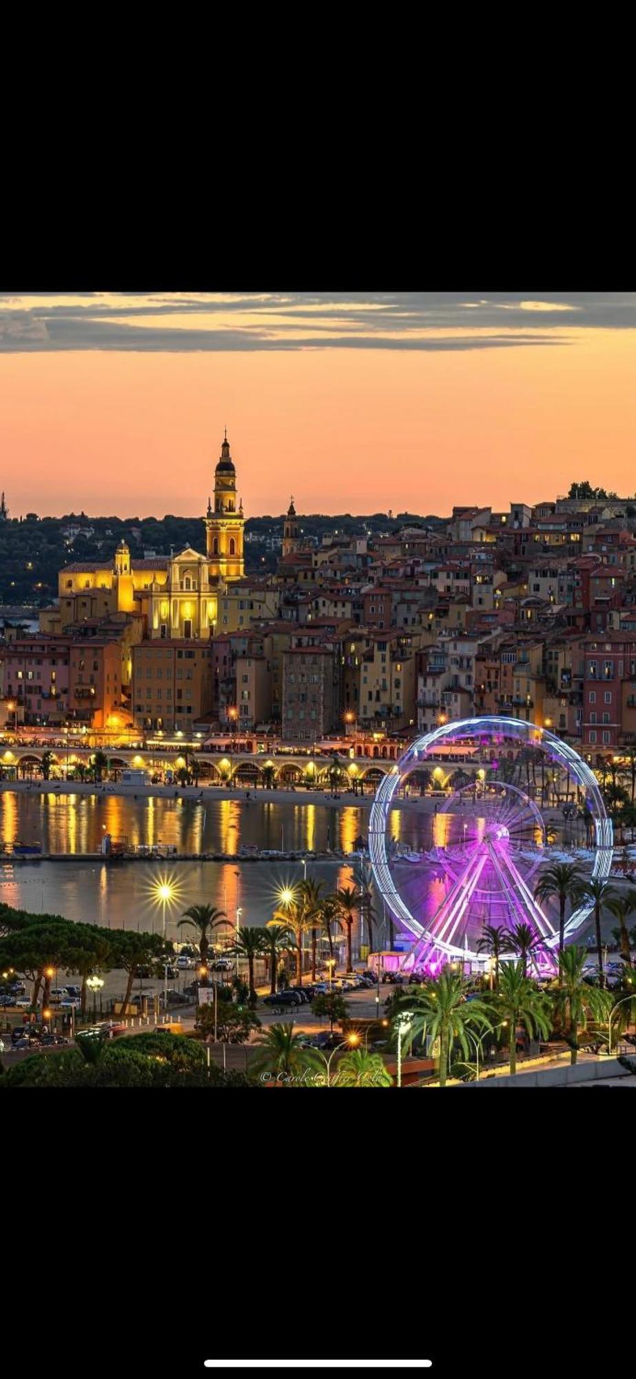 Menton Centre Vue Imprenable Sur Mer Et Jardin Bioves エクステリア 写真